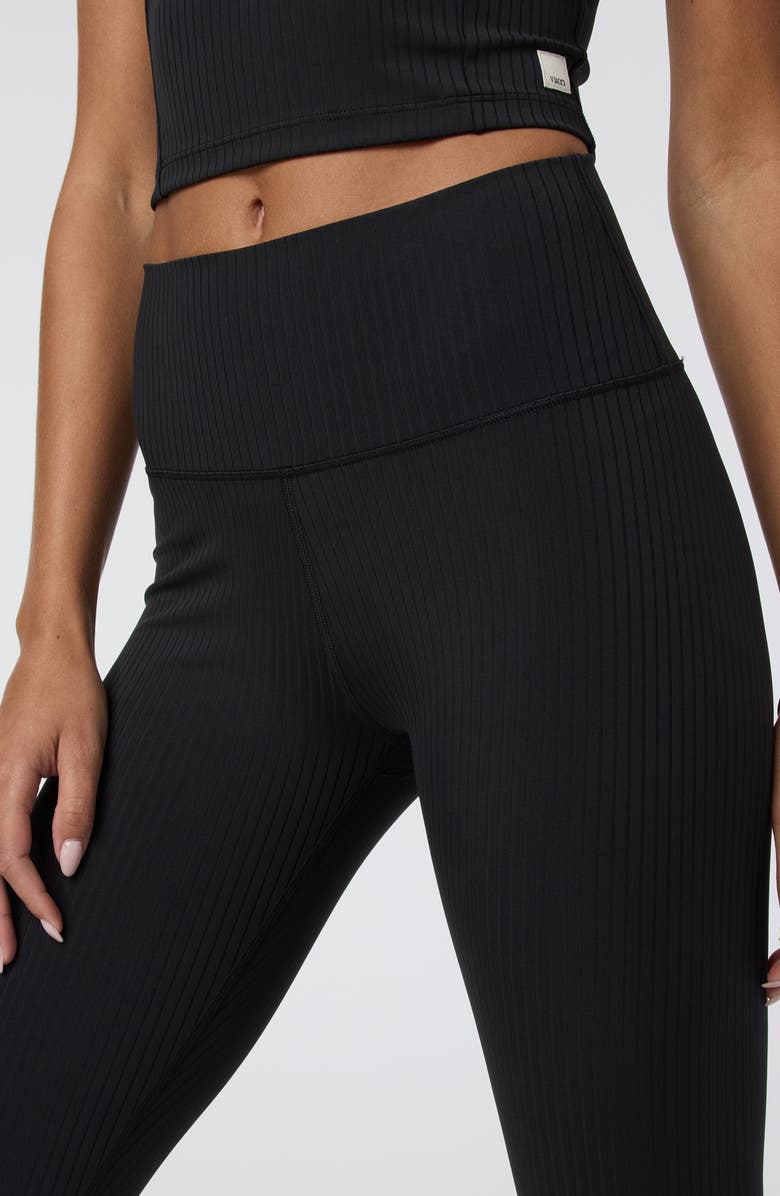 Vuori Inversion Rib Leggings, Alternate, color, Black