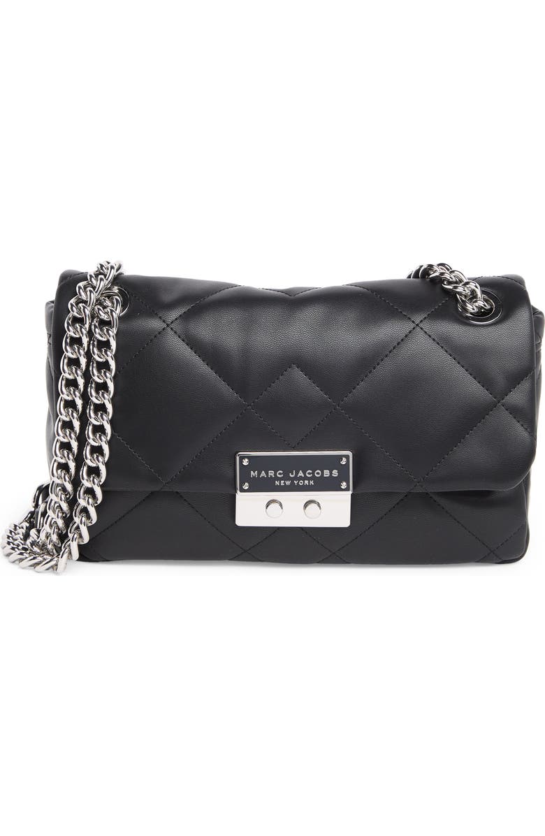 Marc Jacobs Quilted Faux Leather Shoulder Bag, Main, color,