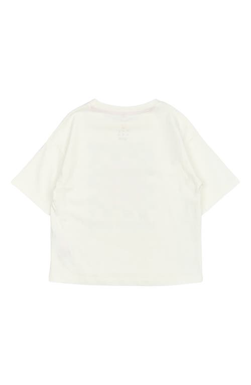 The New Kids' Praise Organic Cotton Graphic T-shirt In White