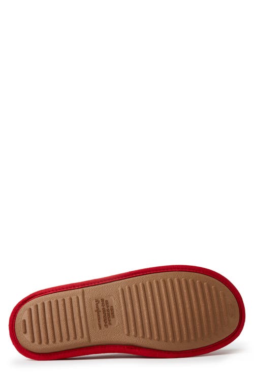 Dearfoams Riley Pride Scuff Slipper In Red
