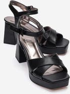 Prologue Shoes Lisbon Platform Block Heel Sandal