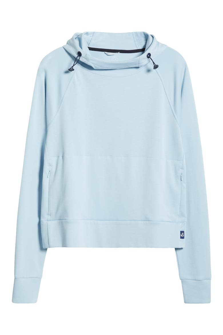 Emma Drawcord Hoodie, Alternate, color, SKY