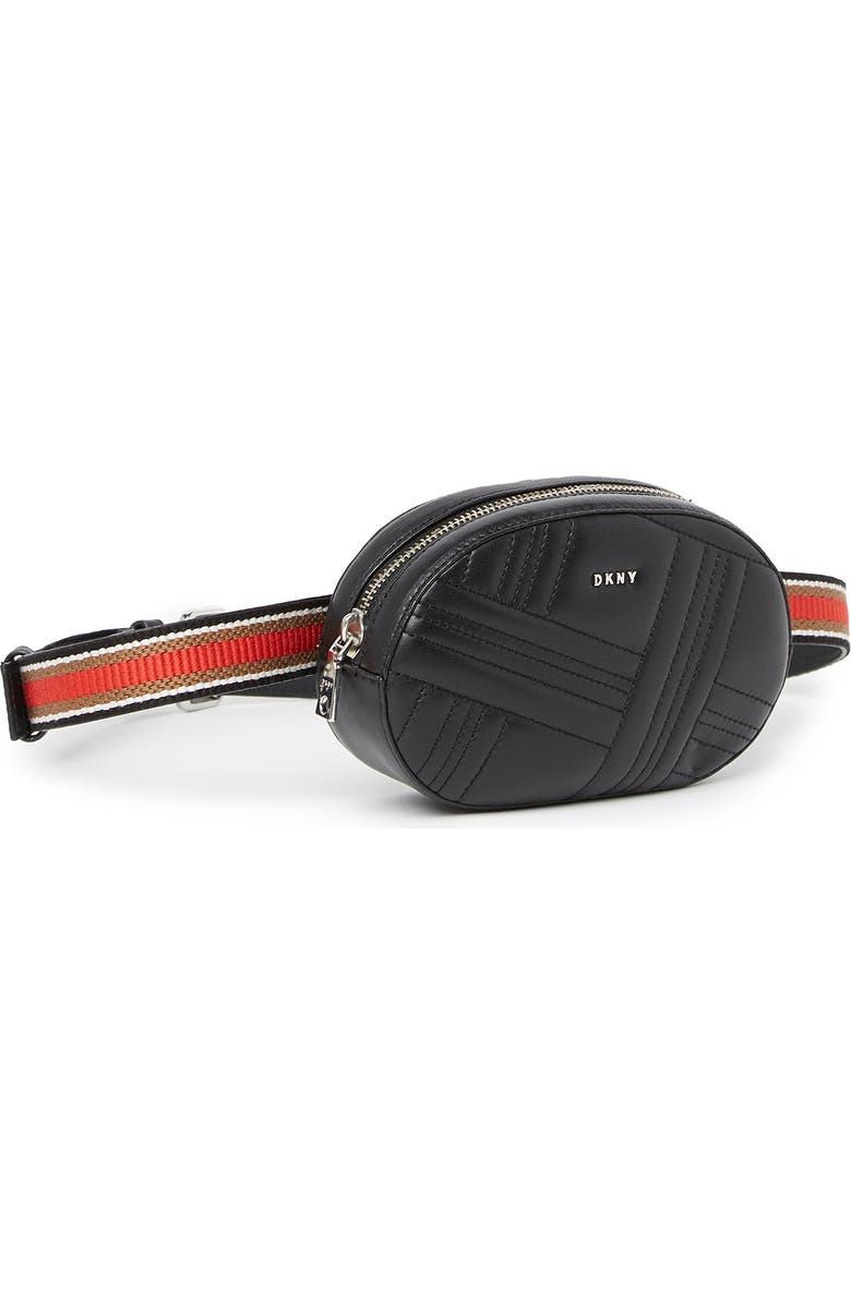 DKNY Allen Leather Belt Bag, Alternate, color,