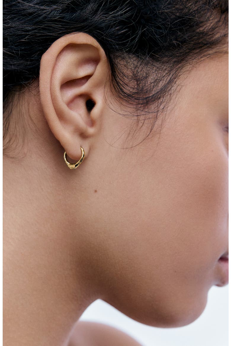 MV Siren™ Tapered Huggies, Alternate, color, 18K GOLD VERMEIL