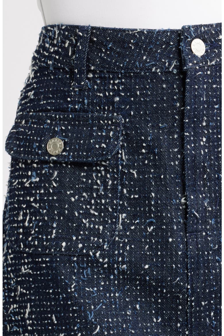 Abbot Denim Tweed A-Line Skirt, Alternate, color, DENIM TWEED