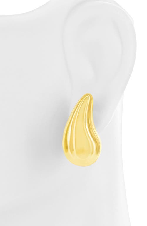 Simona Puffed Teardrop Earrings