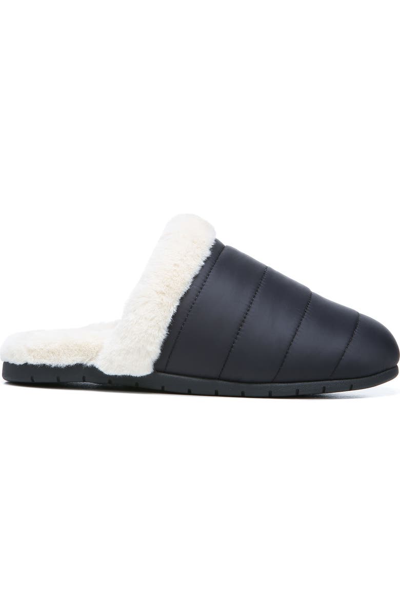 Vionic Josephine Quilted Faux Fur Lined Slipper, Alternate, color,