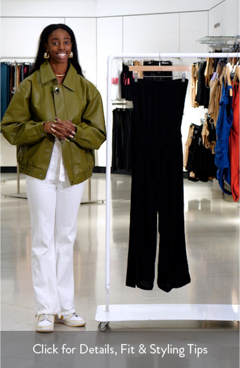 Ponza Strapless Cover-Up Jumpsuit, sales video thumbnail