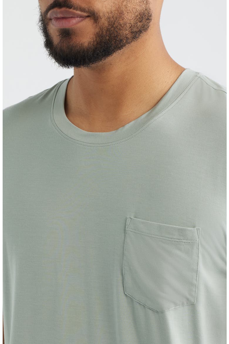 Stretch Modal & Silk Sleep T-Shirt, Alternate, color, SAGE