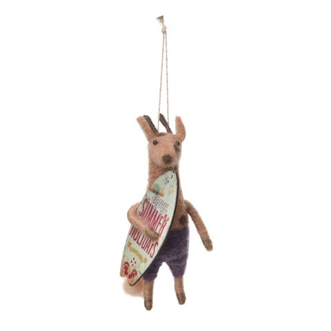 Beach Reindeer Ornament