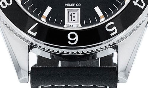 Watchfinder & Co. Tag Heuer Autavia Leather Strap Watch, 42mm