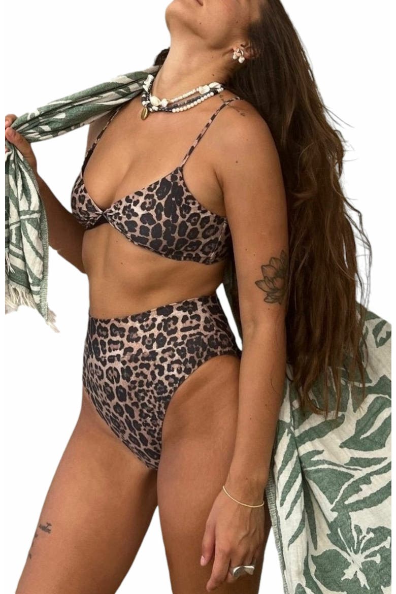 Bikini Top Jordan, Main, color, Leopard
