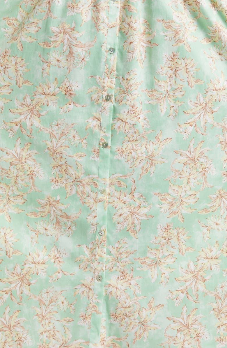 Papinelle Bridget Cotton Sateen Nightgown, Alternate, color, Mint