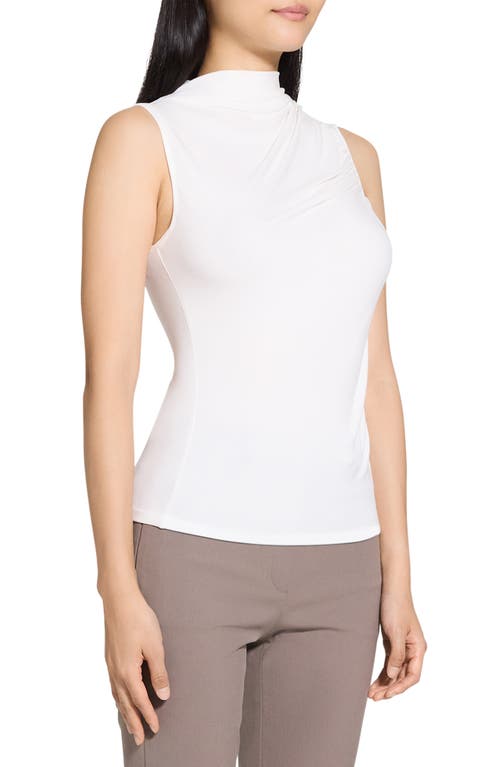 Shop Theory Cowl Neck Shell In Ivory