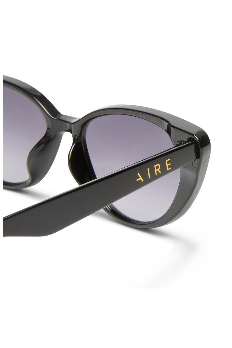 Amalthea 55mm Cat Eye Sunglasses, Alternate, color, BLACK/WARM SMOKE GRAD