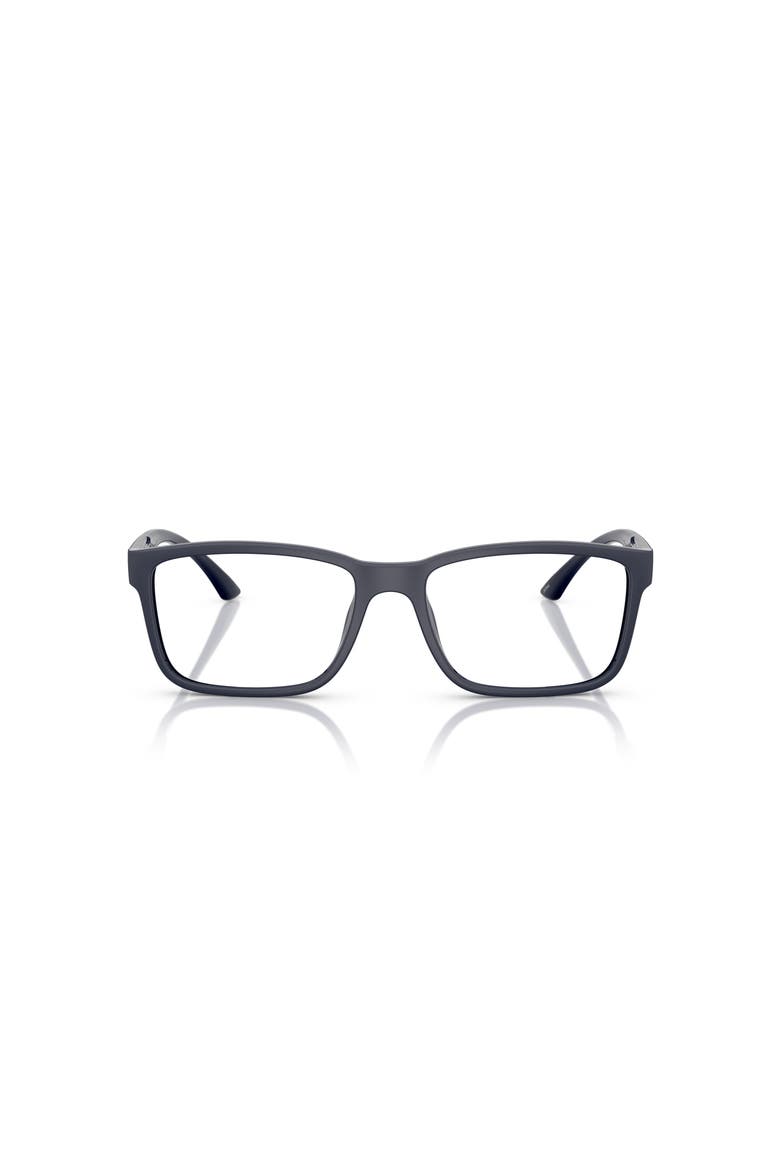 55mm Square optical glasses, Alternate, color, Blue