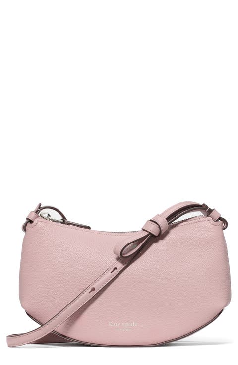 loop pebble leather crossbody bag
