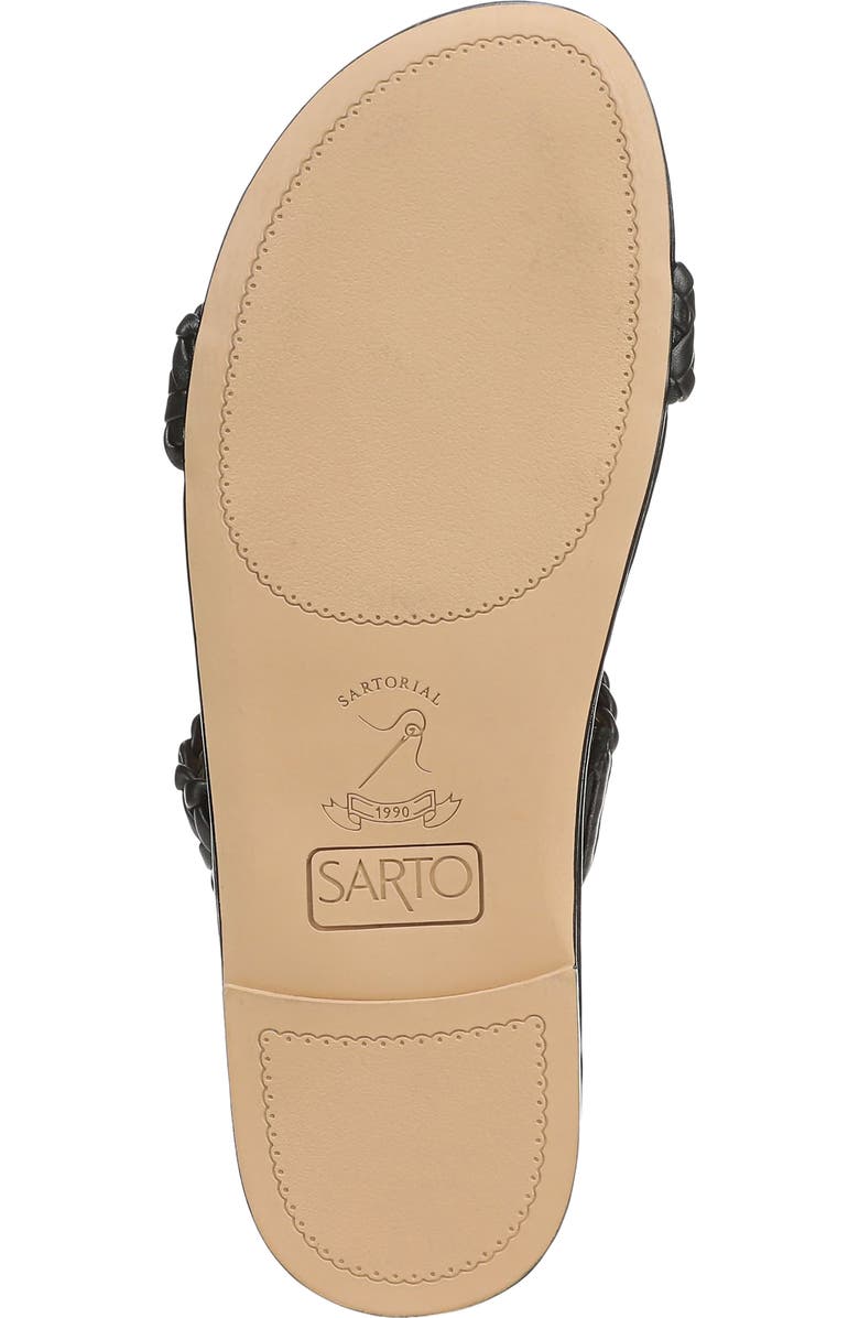 SARTO by Franco Sarto Maggie Two-Strap Wedge Sandal, Alternate, color, Black