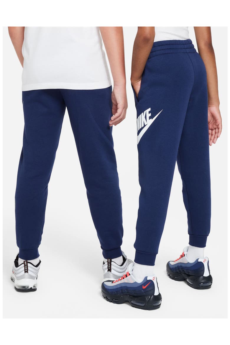 Kids' Sportswear Club Fleece Joggers, Alternate, color, 410 MIDNIGHT NAVY/WHITE