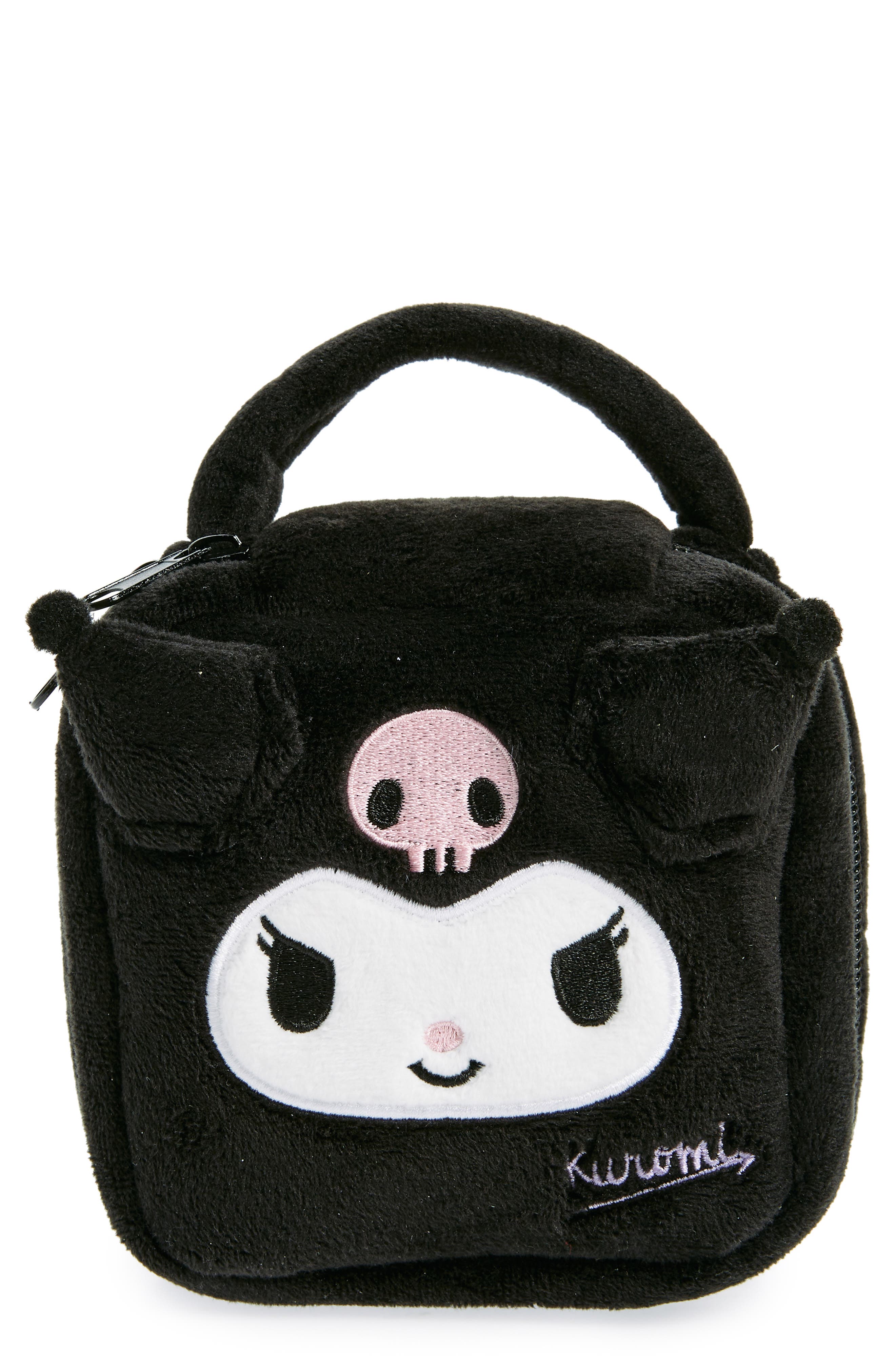 SANRIO x Sanrio Kuromi<sup>®</sup> Plush Pouch, Main, color, 