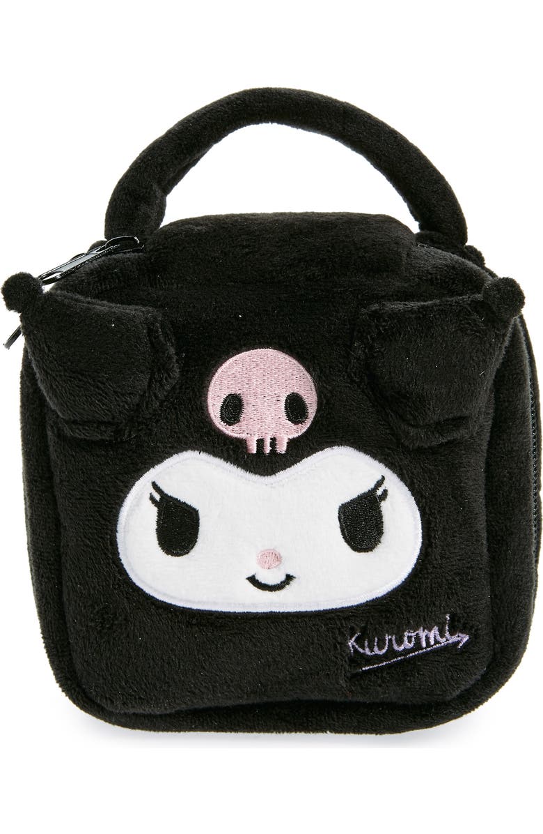 SANRIO x Sanrio Kuromi<sup>®</sup> Plush Pouch, Main, color,