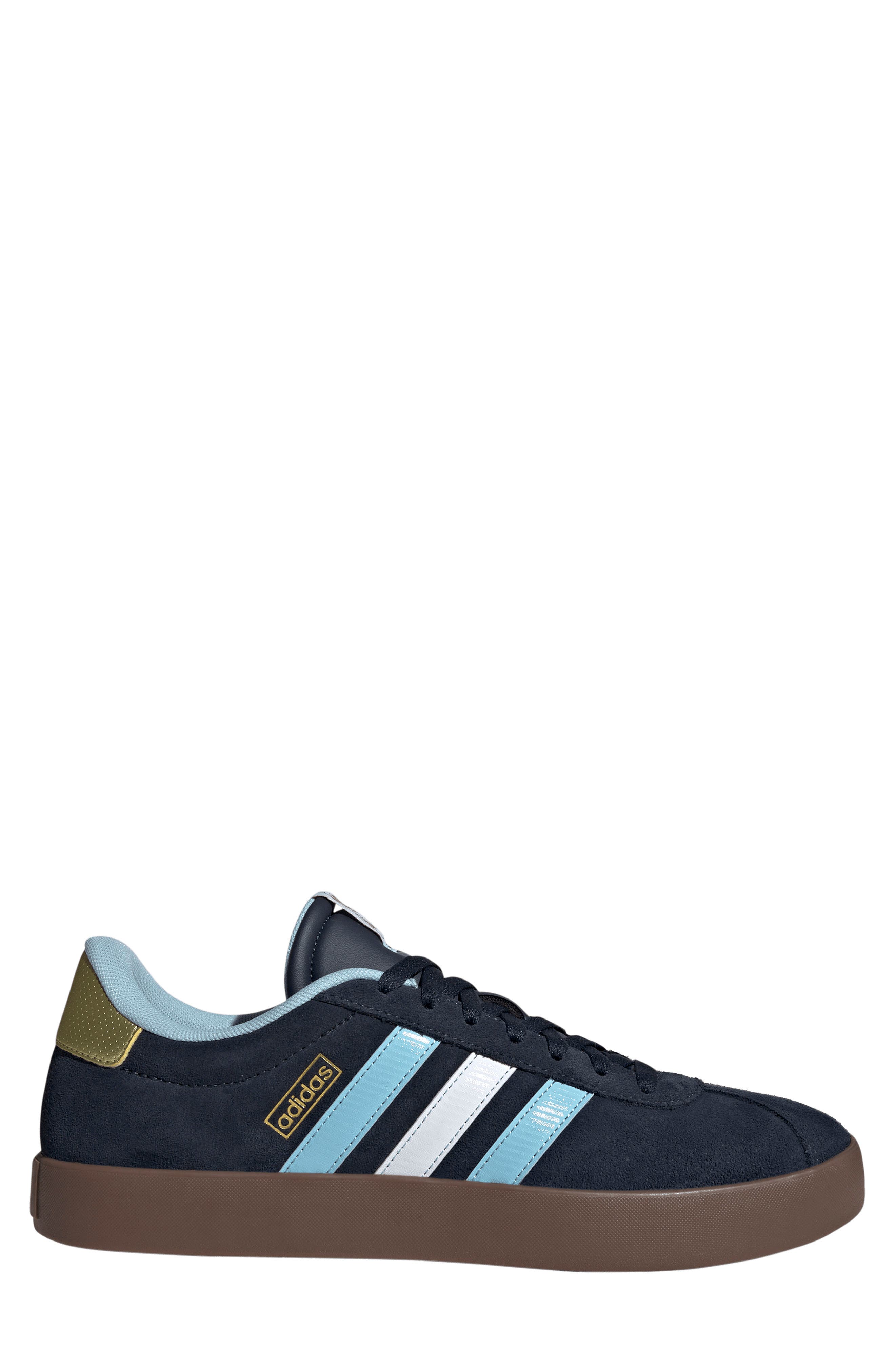 adidas VL Court 3.0 Sneaker, Alternate, color, Night Navy/ Icey Blue/ White
