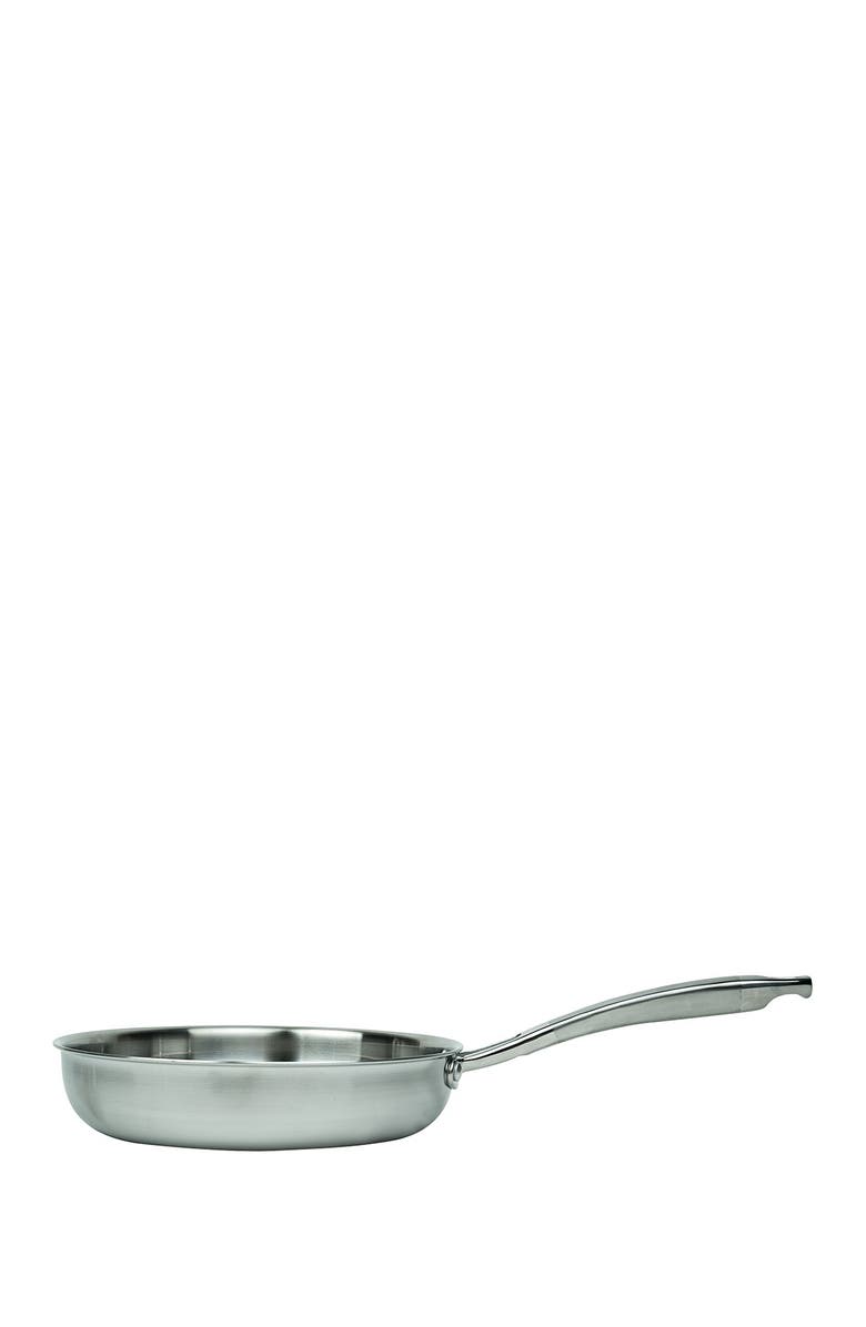 MASTERPAN 3-Ply Stainless Steel Premium Non-Stick Scratch Resistant 9.5" Fry Pan, Alternate, color,
