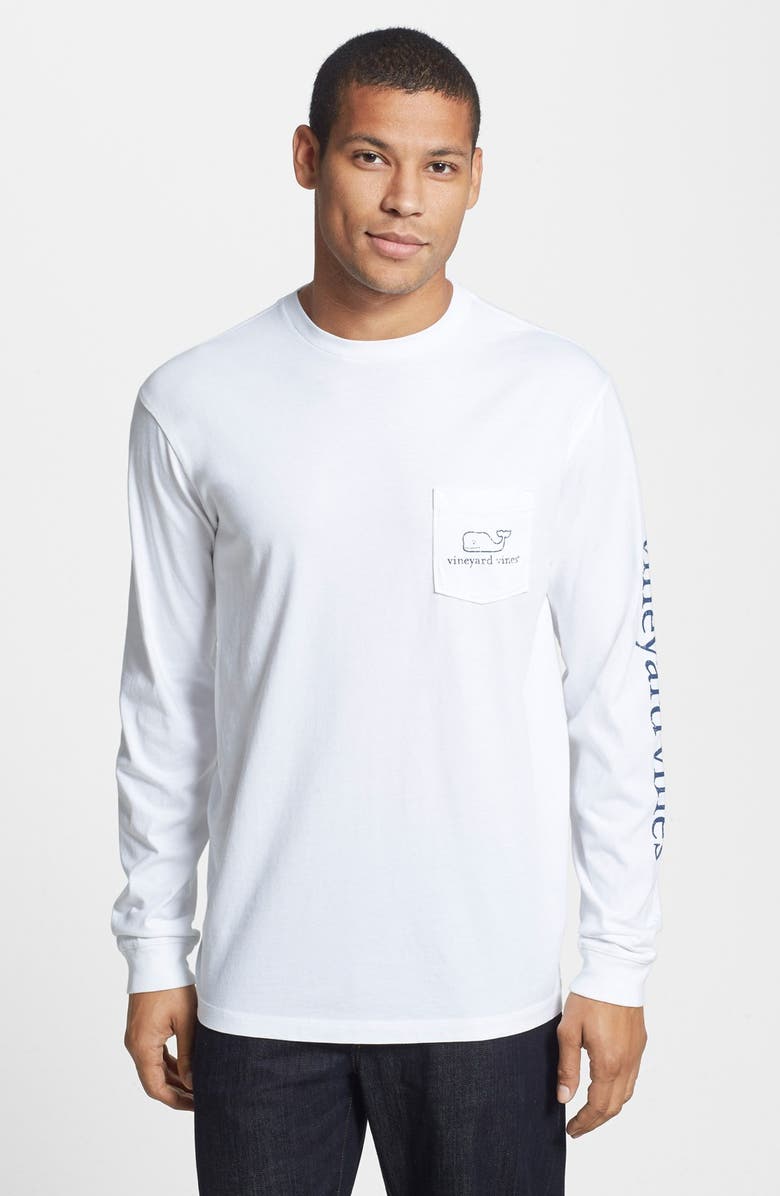 vineyard vines Whale Graphic Long Sleeve T-Shirt, Alternate, color, 