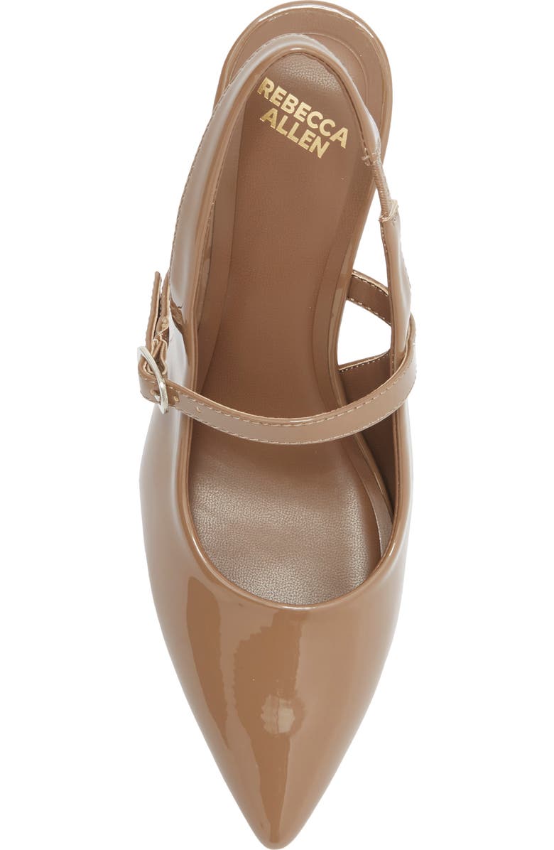Rebecca Allen Bowie Slingback Pump, Alternate, color, Medium Brown