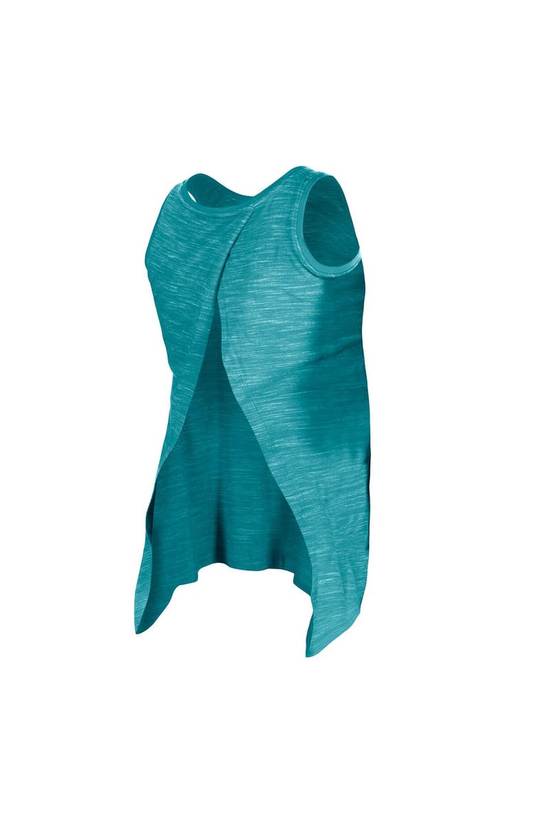 New Era Women's New Era  Aqua Miami Dolphins  Space Dye Active Tank Top, Alternate, color, Aqua