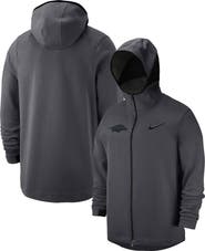Nike Men's Nike Anthracite Arkansas Razorbacks Tonal Showtime Full-Zip Hoodie