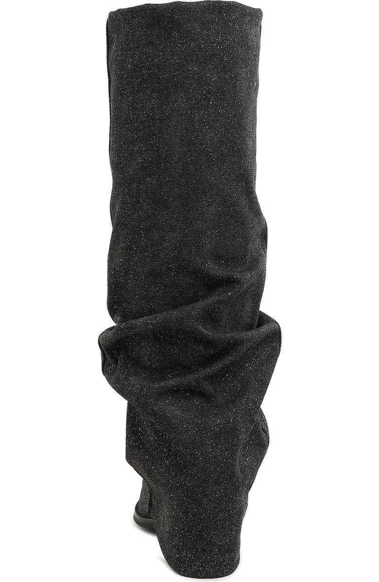 LONDON RAG Capella Ruched Boot, Alternate, color, Black