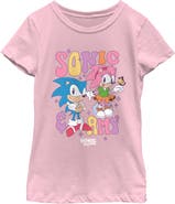Sonic the Hedgehog Girl's Sonic the Hedgehog Cute Couple  Graphic T-Shirt