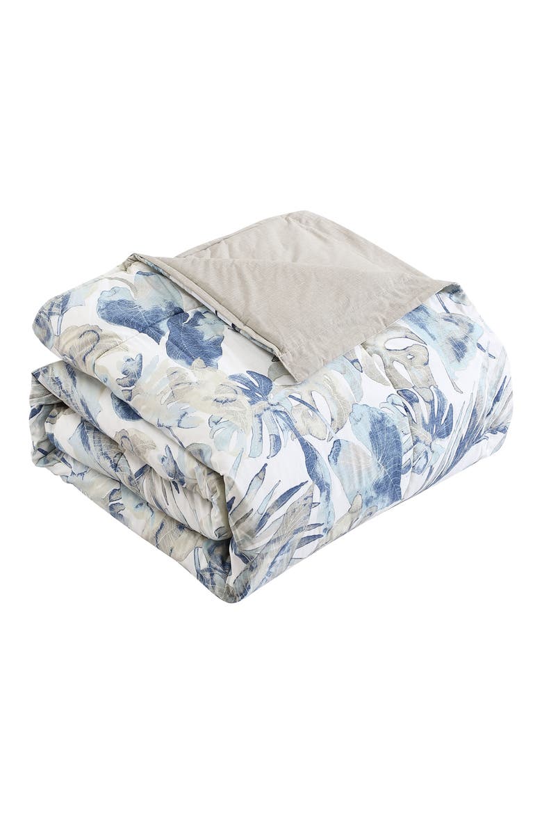 Raw Coast Cotton Comforter & Sham Set, Main, color, CHAMBRAY BLUE