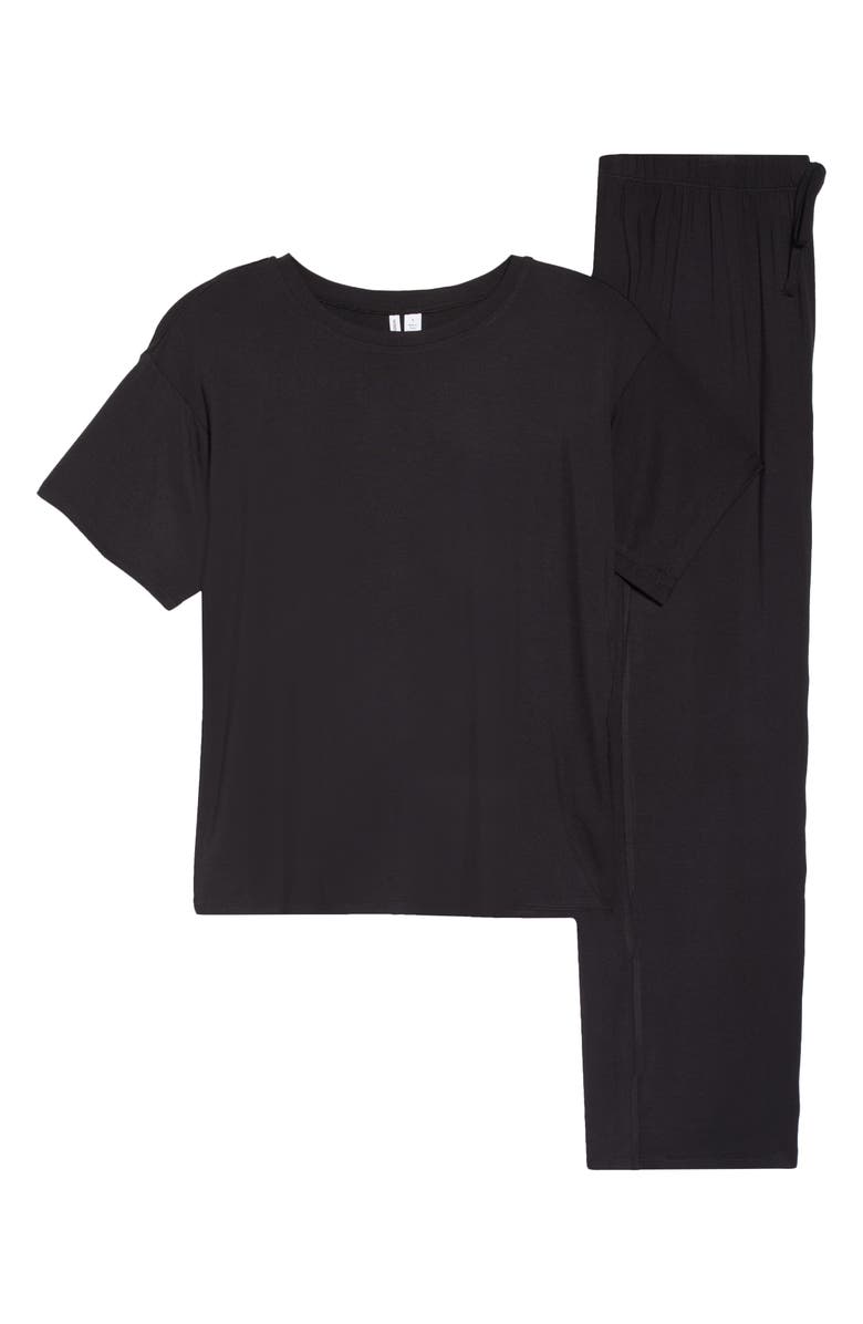 Nordstrom Moonlight Eco Easy Crop Pajamas, Alternate, color,