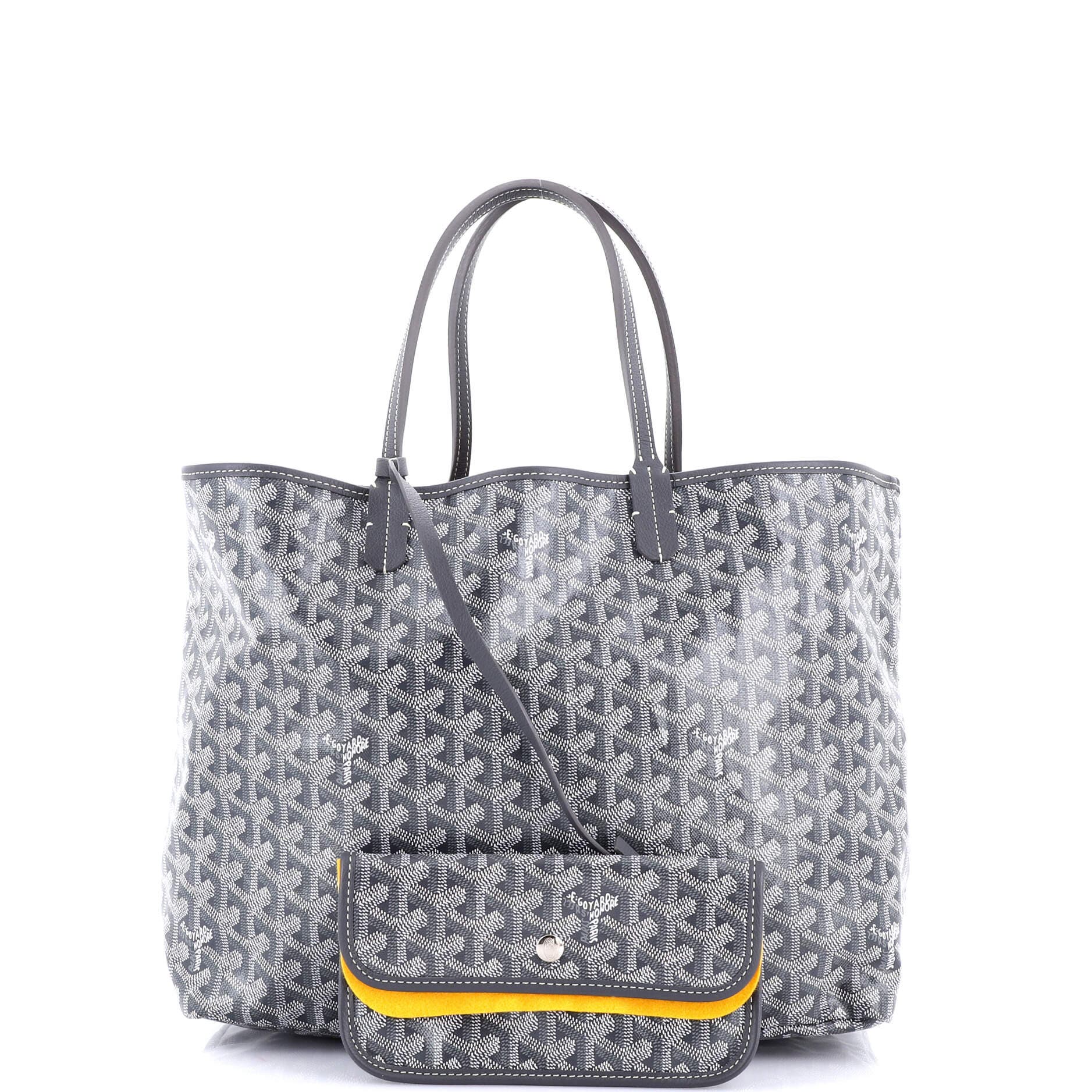 Pre-Owned Goyard Saint Louis Tote Coated Canvas PM, Alternate, color, 