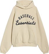 Fear of God Essentials x MLB Embroidered Cotton Blend Fleece Hoodie