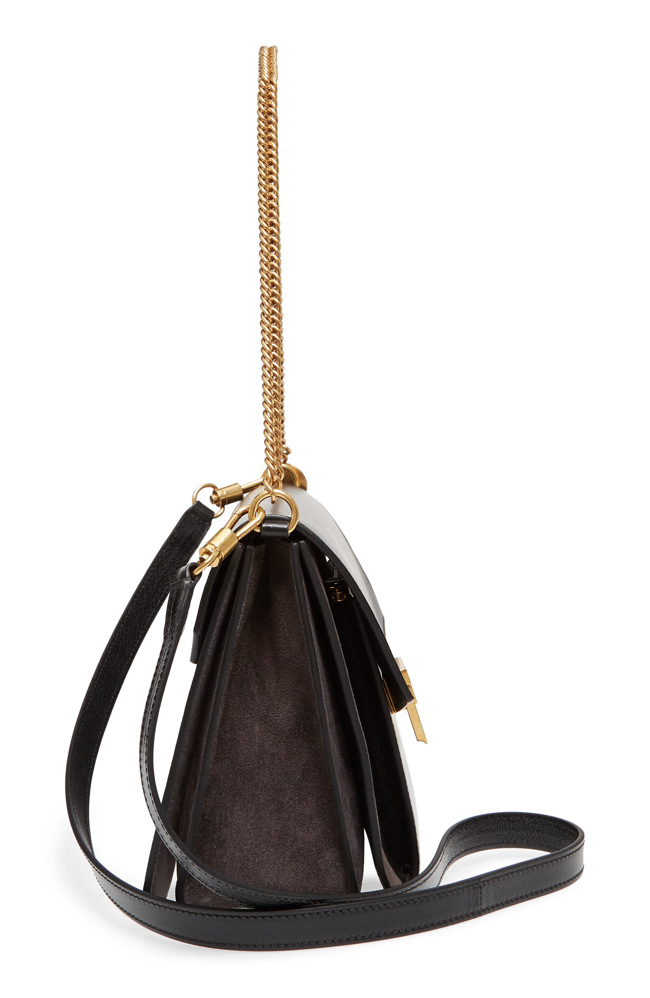 Givenchy Medium GV3 Leather Crossbody Bag, Alternate, color, 