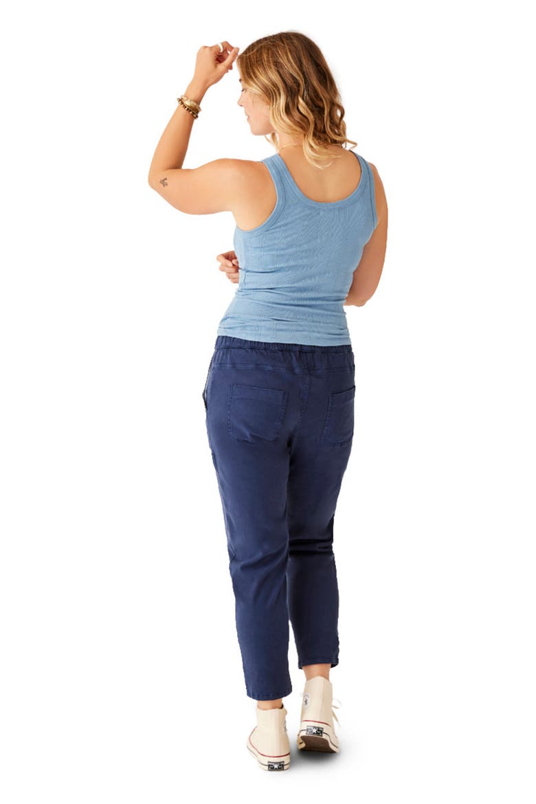 Zoe Twill Pant, Alternate, color, Navy