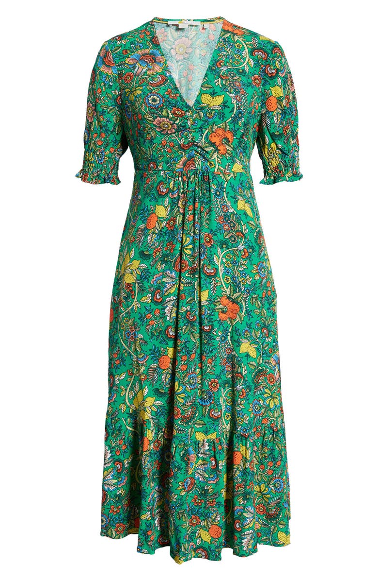 Boden Sienna Floral Print Midi Tea Dress, Alternate, color, 