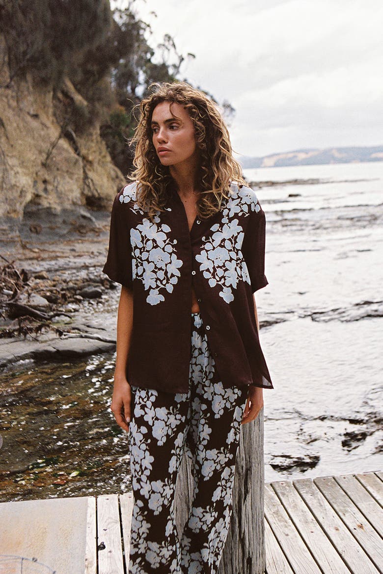Rory Shirt, Alternate, color, Tasman Floral