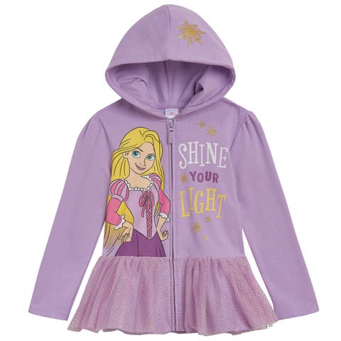 Princess Zip-Up Hooded Sweatshirt (Toddler, Little Kid & Big Kid)