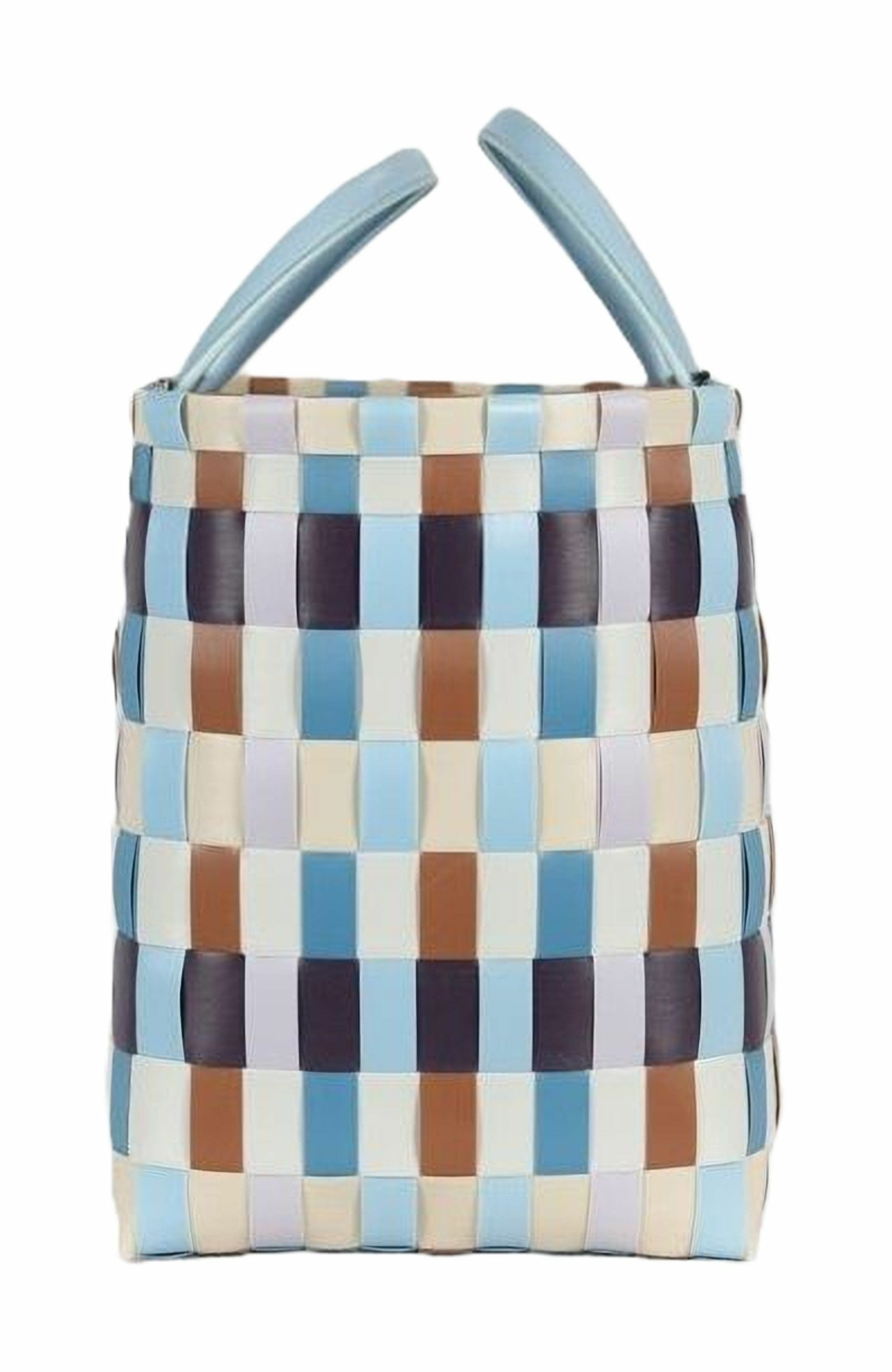 Multitone Recycled Plastic Shopper, Alternate, color, Purple Mix
