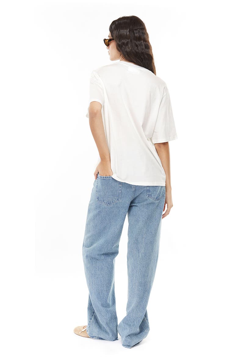 Ariel Cut Out T-Shirt, Alternate, color, White