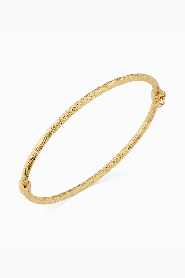 18K Yellow Gold Prestige Bangle, Main, color, Yellow Gold