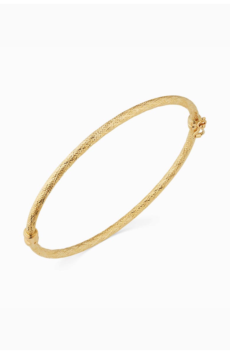 Oradina 18K Yellow Gold Prestige Bangle, Main, color, Yellow Gold