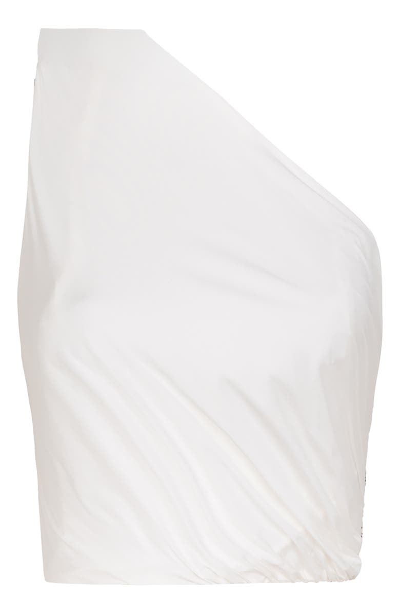 ViX Paula Hermanny Zoe One-Shoulder Cover-Up Top, Main, color, Off White