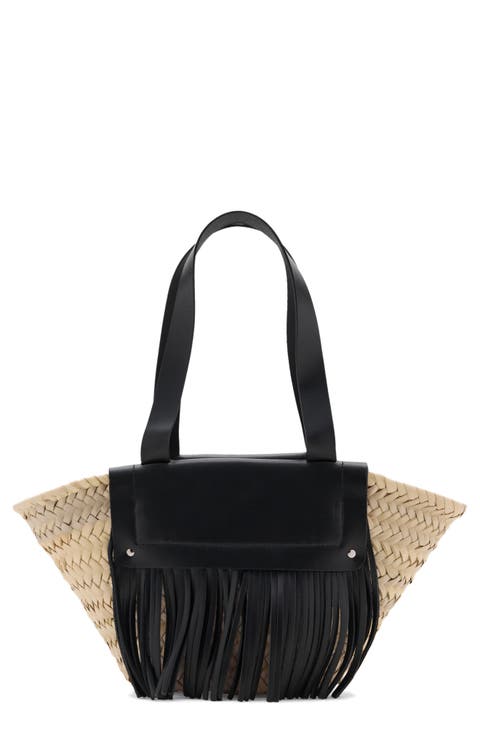 Small Straw Shoulder Bag