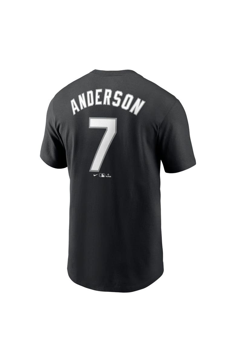 Nike Men's Nike Tim Anderson Black Chicago White Sox Fuse Name & Number T-Shirt, Alternate, color, 