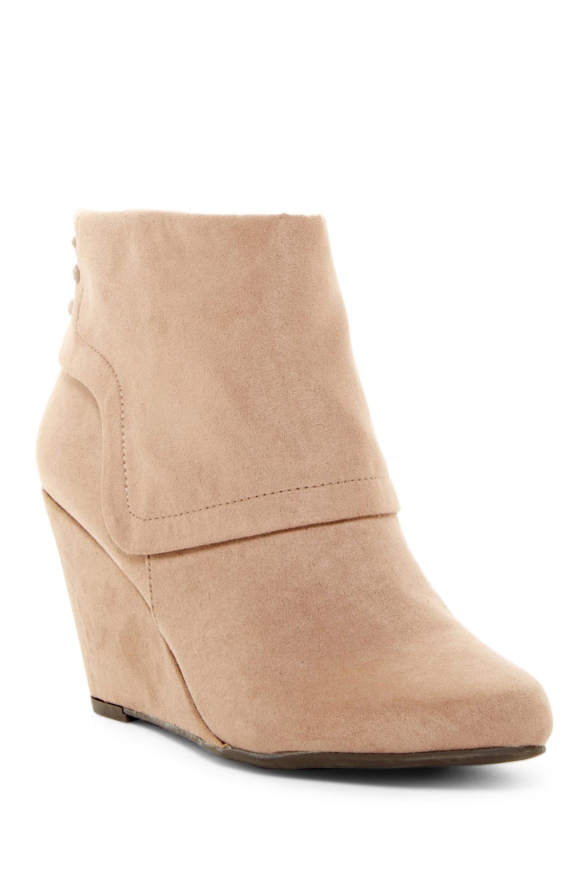 Jessica Simpson 'Reaca' Cuffed Wedge Bootie, Main, color, 